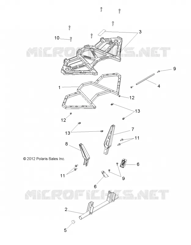 CARROSSERIE ARRIERE RACK