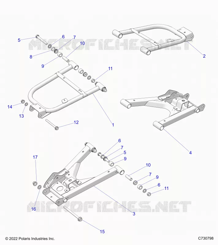 SUSPENSION ARRIERE CONTROL ARMS