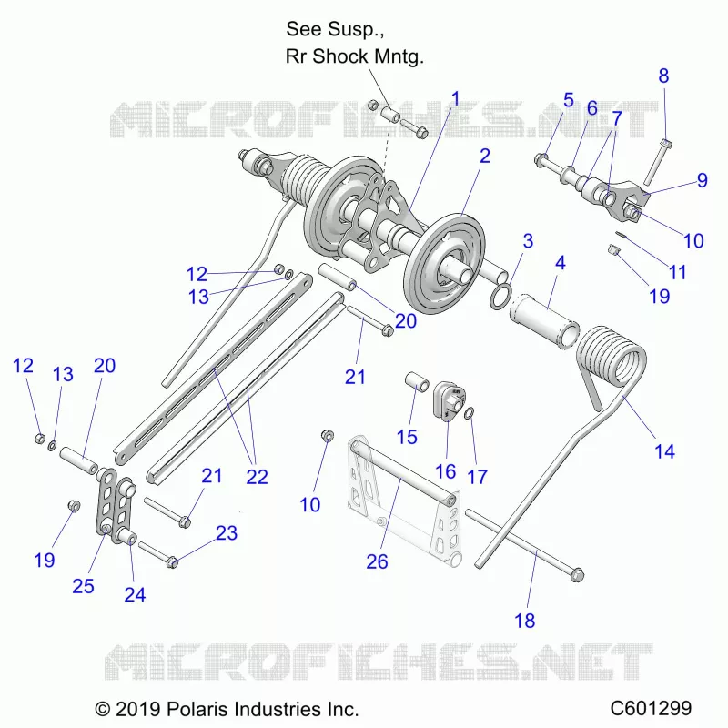 SUSPENSION, BRAS DE SUSPENSION ARRIERE