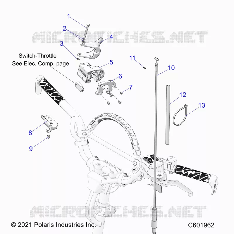 MOTEUR, THROTTLE CONTROL ASM.