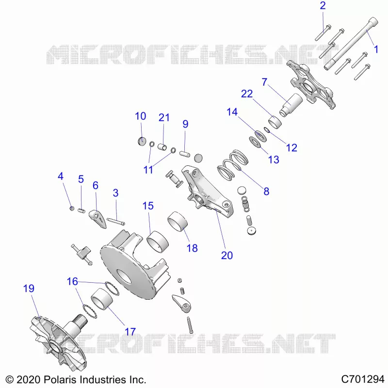 SYSTÃˆME DE TRANSMISSION, PRIMARY CLUTCH