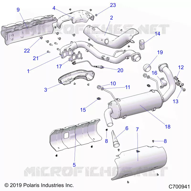 ENGINE, ECHAPPEMENT