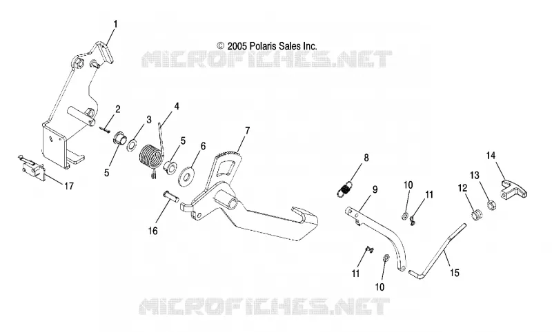 FREIN DE PARKING, PEDAL