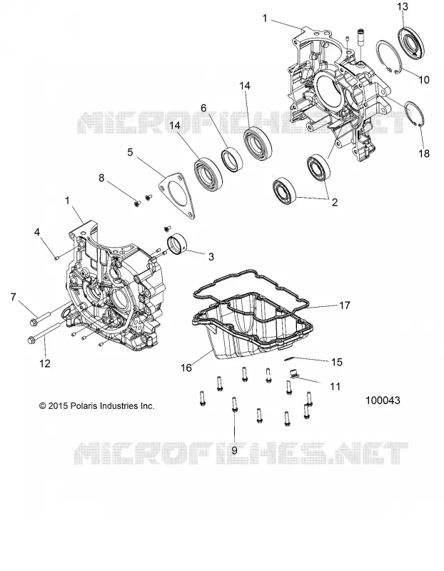CARTERS MOTEUR -A16SET57C1/C7/SES57C1/C2/SBT57C1 