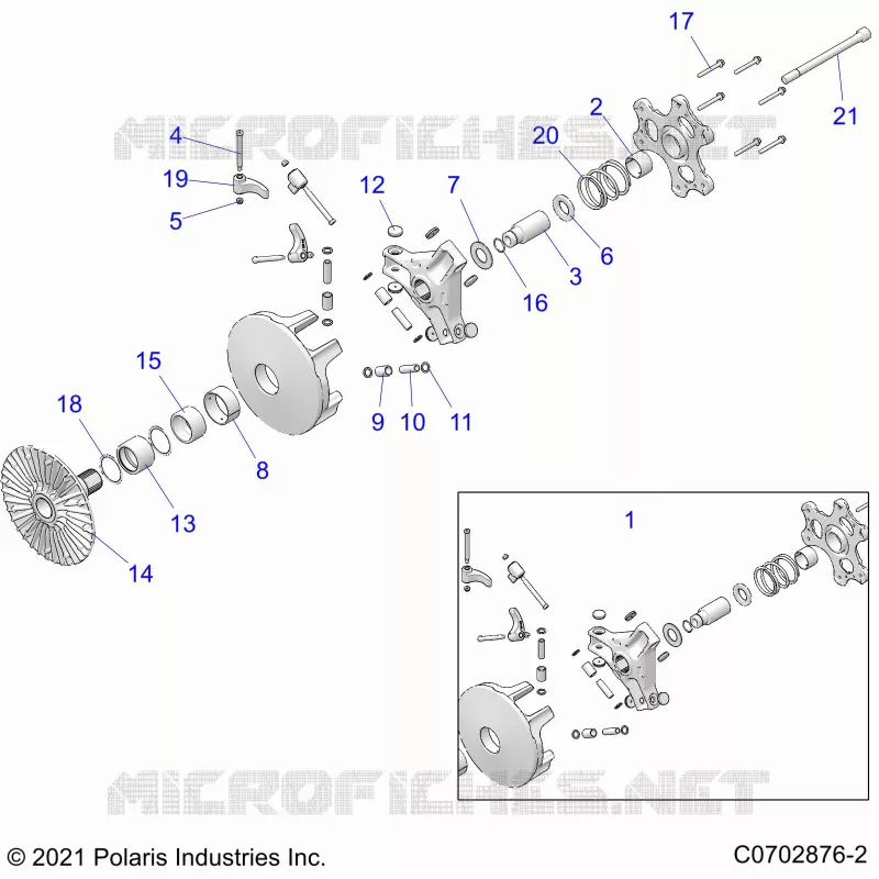 SYSTÃˆME DE TRANSMISSION, PRIMARY CLUTCH