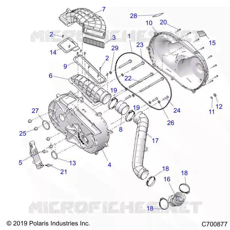 SYSTÃˆME DE TRANSMISSION, CLUTCH COVER AND DUCTING
