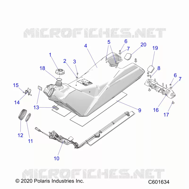 SYSTÃˆME D'ALIMENTATION, FUEL TANK ASM.