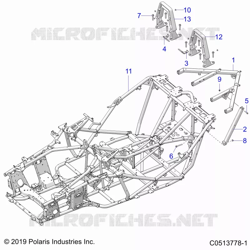 CHASSIS, MAIN, AND REAR ASM.