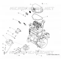MOTEUR, SUPPORT CORPS DE PAPILLON