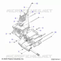 SYSTÃˆME DE TRANSMISSION, MAIN GEARCASE MOUNTING