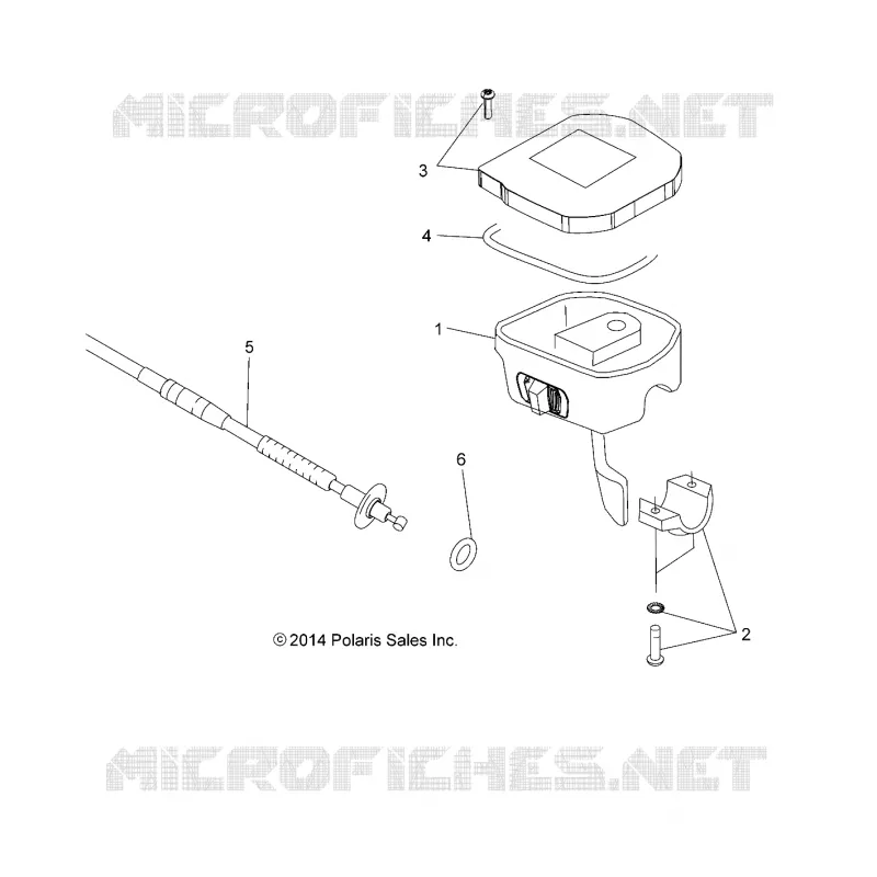 DIRECTION, CONTROLS, THROTTLE ASM. AND CABLE