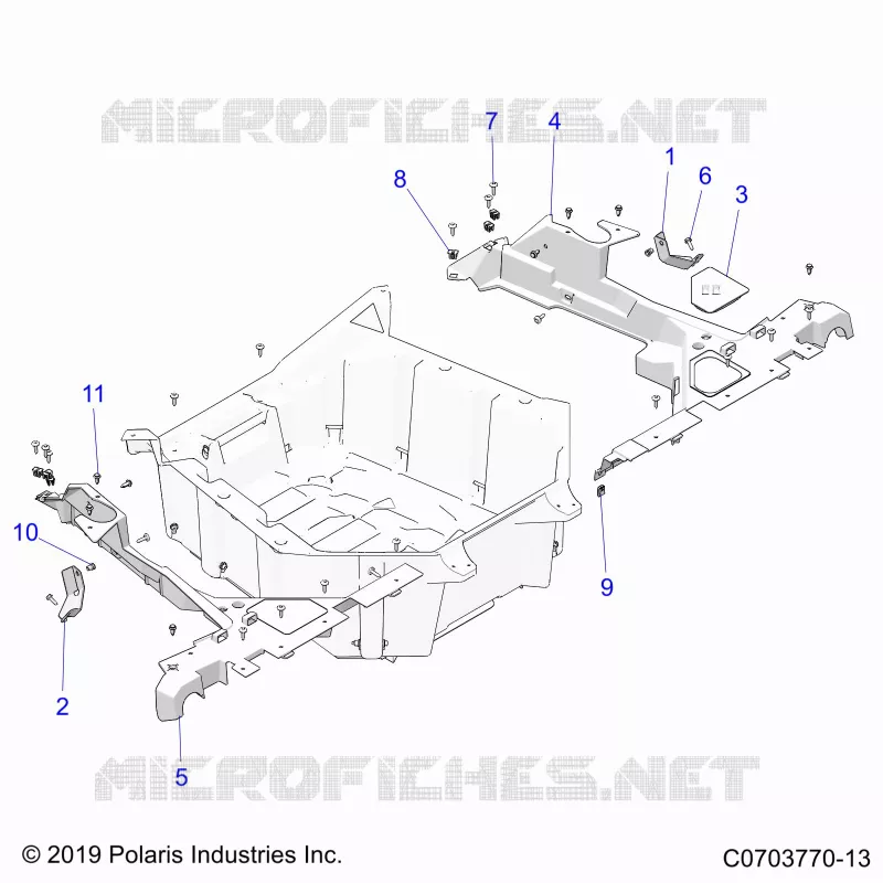 CARROSSERIE ARRIERE RACK, MOUNTING