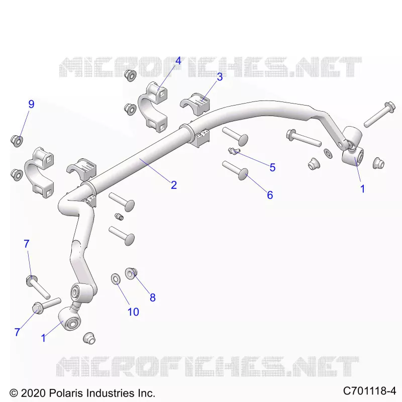 SUSPENSION, REAR BARRE STABILISATRICE