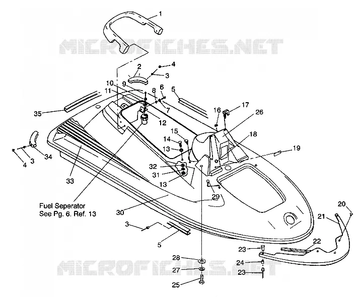 CONDUIT D'ADMISSION ASSEMBLY SL 650 B944058 (4926992699001A)