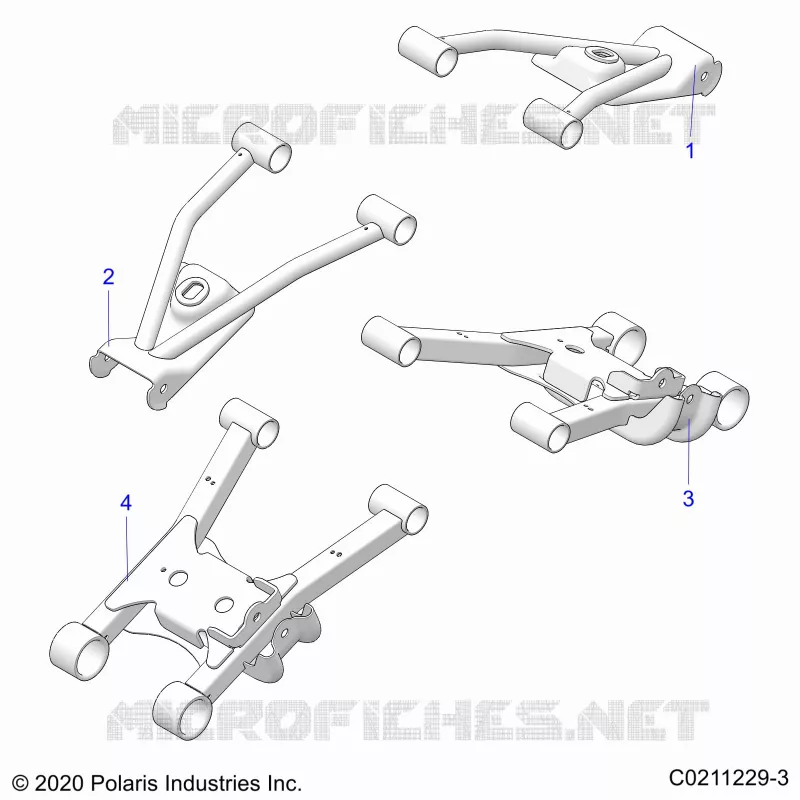 SUSPENSION ARRIERE CONTROL ARMS