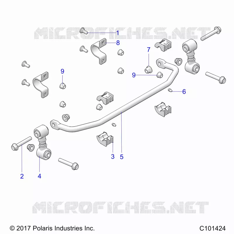 BARRE STABILISATRICE, FRONT