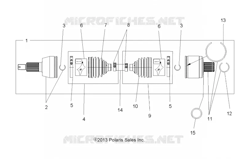 SYSTÈME DE TRANSMISSION, ARBRE DE TRANSMISSION ARRIERE