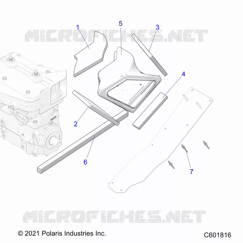 MOTEUR, AIR DUCT, OUTLET