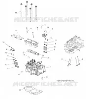 ENGINE, CULASSE, CAM AND VALVES
