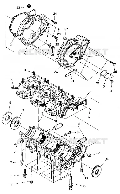 CARTERS MOTEUR SL 650/B924058 (4922922292022A)