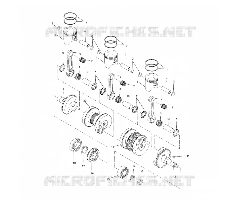 PISTON ET VILEBREQUIN