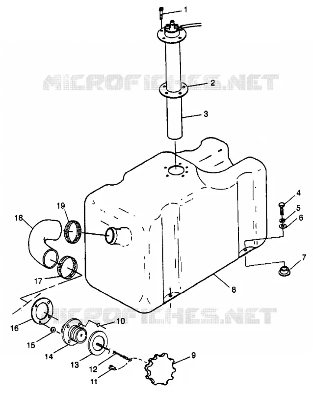 CARBURANT TANK SLT 700 B974572 (4941124112A009)