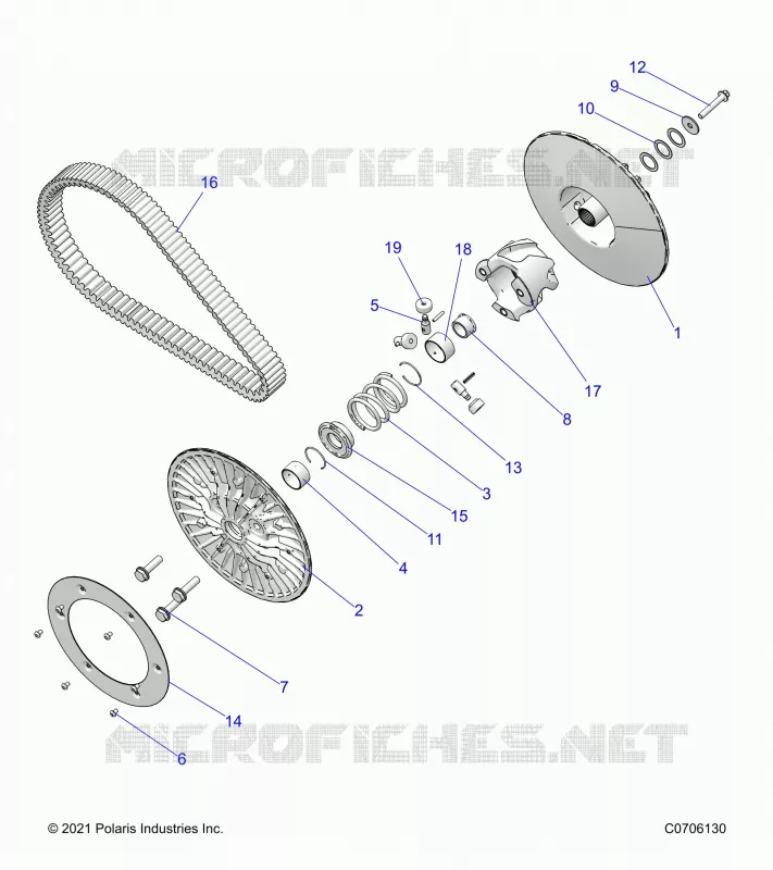 SYSTÃˆME DE TRANSMISSION, SECONDARY CLUTCH