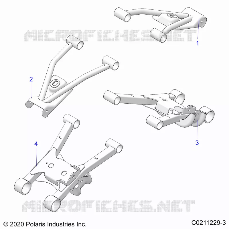 SUSPENSION ARRIERE CONTROL ARMS