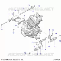 MOTEUR, MOUNTING & LONG BLOCK