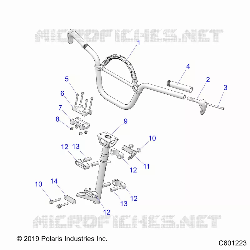 STEERING, FIXATION GUIDON