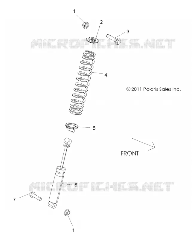 SUSPENSION ARRIERE SHOCK MOUNTING