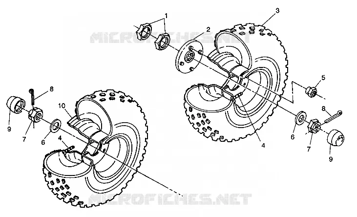 ROUE INTERMEDIAIRE 6X6 350L W938739 (4924062406027A)