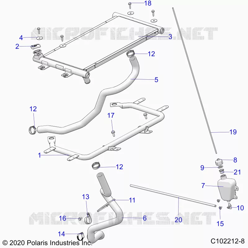 ENGINE, SYSTÃˆME DE REFROIDISSEMENT, RADIATOR