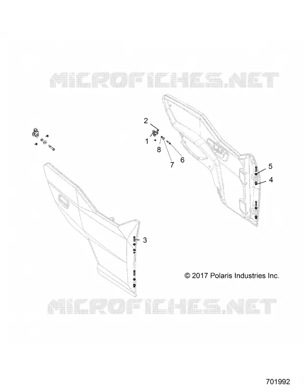 PORTES MOUNTING, FRONT