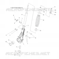 SUSPENSION, JAMBE DE FORCE AVANT