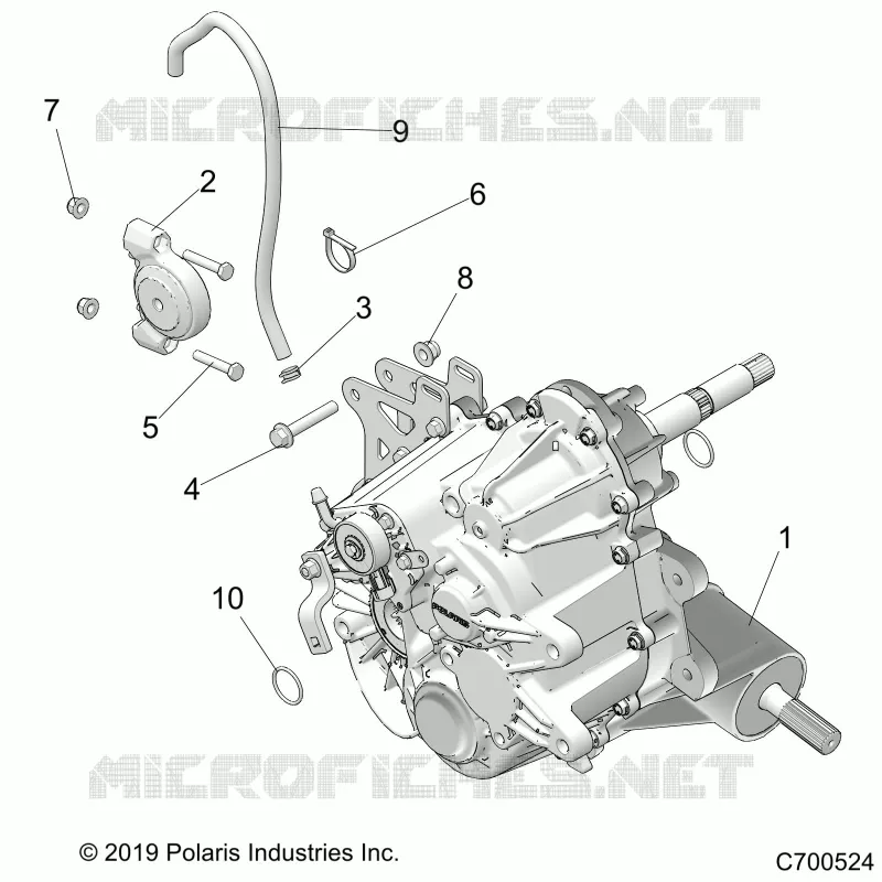 SYSTÃˆME DE TRANSMISSION, MAIN GEARCASE MOUNTING