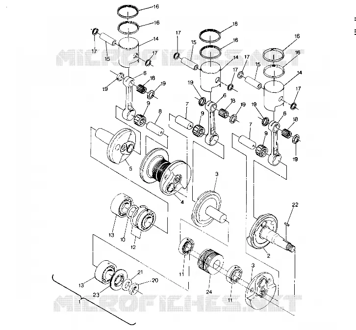 PISTON AND VILEBREQUIN 650 (4914131413030A)