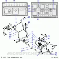 ELECTRICITE, WIRE HARNESS, CHASSIS