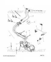 FUEL SYSTEM, RAIL, LINES AND ACCELERATEUR BODY