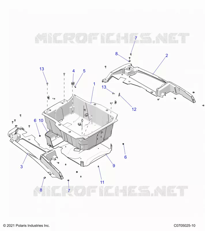 CARROSSERIE ARRIERE RACK