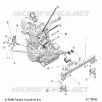 MOTEUR, MOUNTING & LONG BLOCK