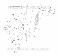 SUSPENSION, JAMBE DE FORCE AVANT