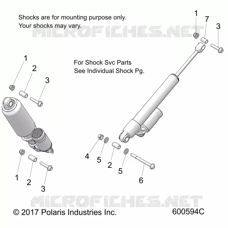SUSPENSION ARRIERE SHOCKS MNTG.