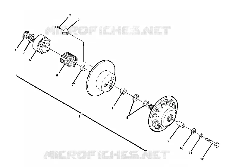 EMBRAYAGE DE TRANSMISSION ASSEMBLY (4916361636031A)