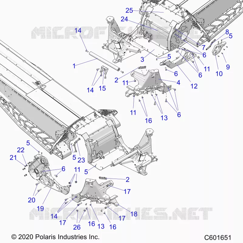 CHASSIS, BULKHEAD ASM.