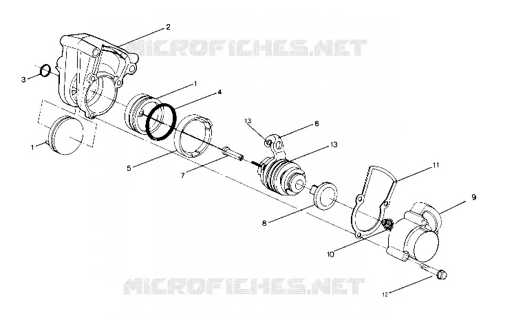 FREIN CALIPER ASSEMBLY (4913491349030A)